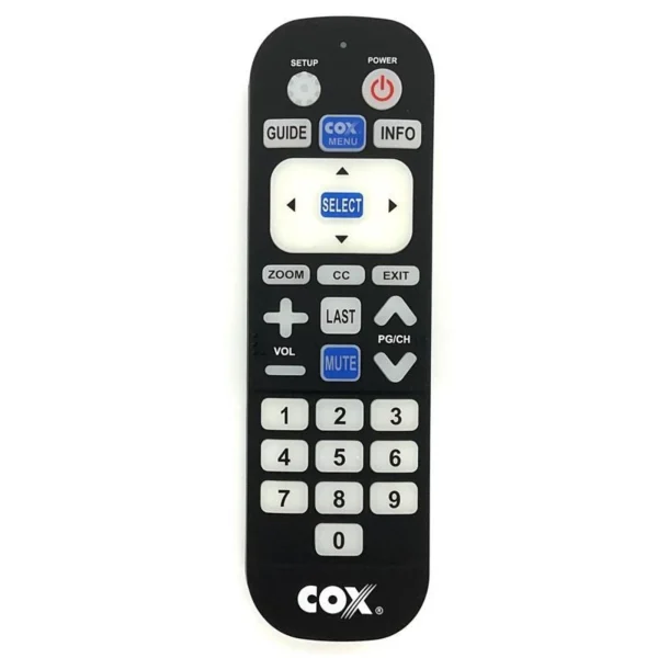 Cox Mini Box Big Button Remote Control Lights Up Model - URC-4220-RF