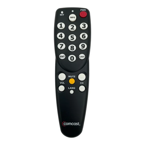 Comcast DTA Large Universal Remote Control For Receivers With Instructions