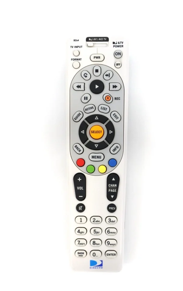 DirecTV RC64 Remote Control For Receivers & SetTop Boxes W/Manual