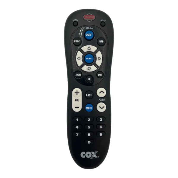 Cox DTA URC-2220 Remote Control For Receivers & SetTop Boxes With Instructions
