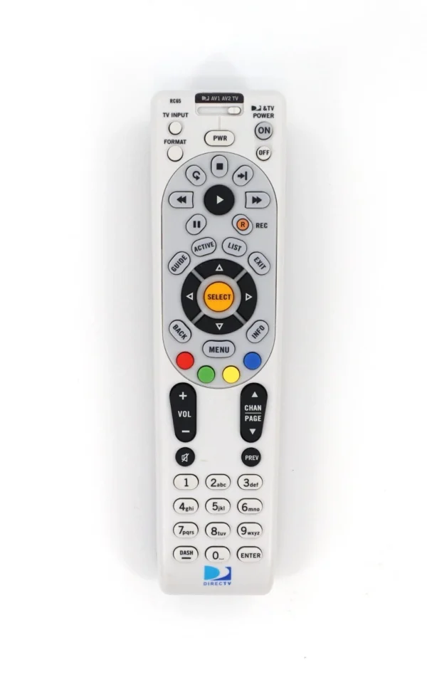DirecTV RC65 IR/RF Remote Control For Receivers & SetTop Boxes W/ Instructions