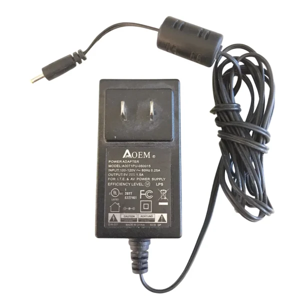 Aoem Power Supply Adapter A0071PU-050015 5V 100-240V