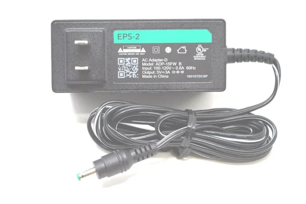 EPS-2 AC Power Adapter ADP-15FW B 100-120V 60HZ .8A 5V 3A BRAND