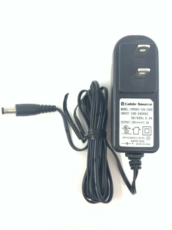 Cable Source Power Adapter IVP045-120-1000 100-240V 50/60Hz 12V 1A