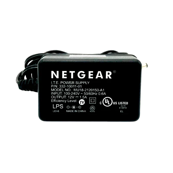 Netgear Power Supply MU18-2120150-A1 332-10011-01 100-240v 50/60Hz 12V 1.5A