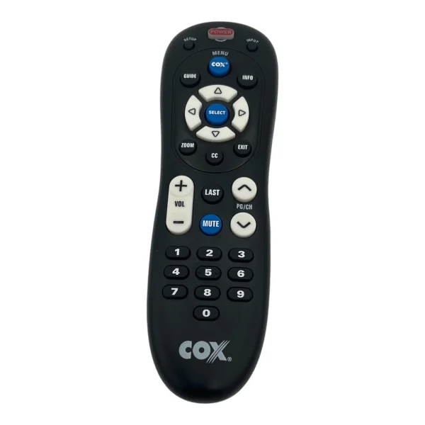 Cox URC-2220-R DTA IR Remote Control For Receivers & SetTop Boxes With Manual