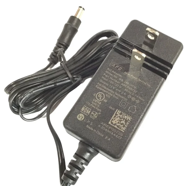Asian Power Devices AC Adapter Switching Power Supply Charger 12V 2A Model - WB-24K12FU